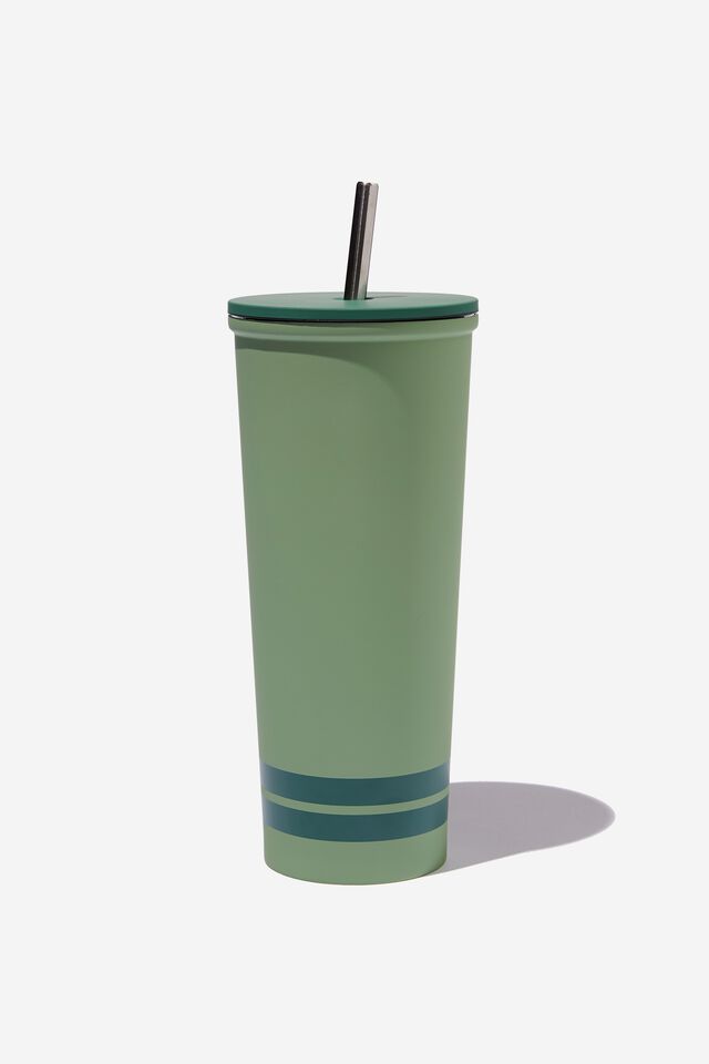 A green drinks cup