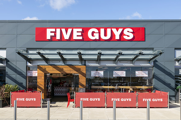 Five Guys store front