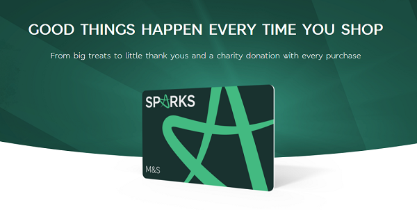M&S sparks card promo